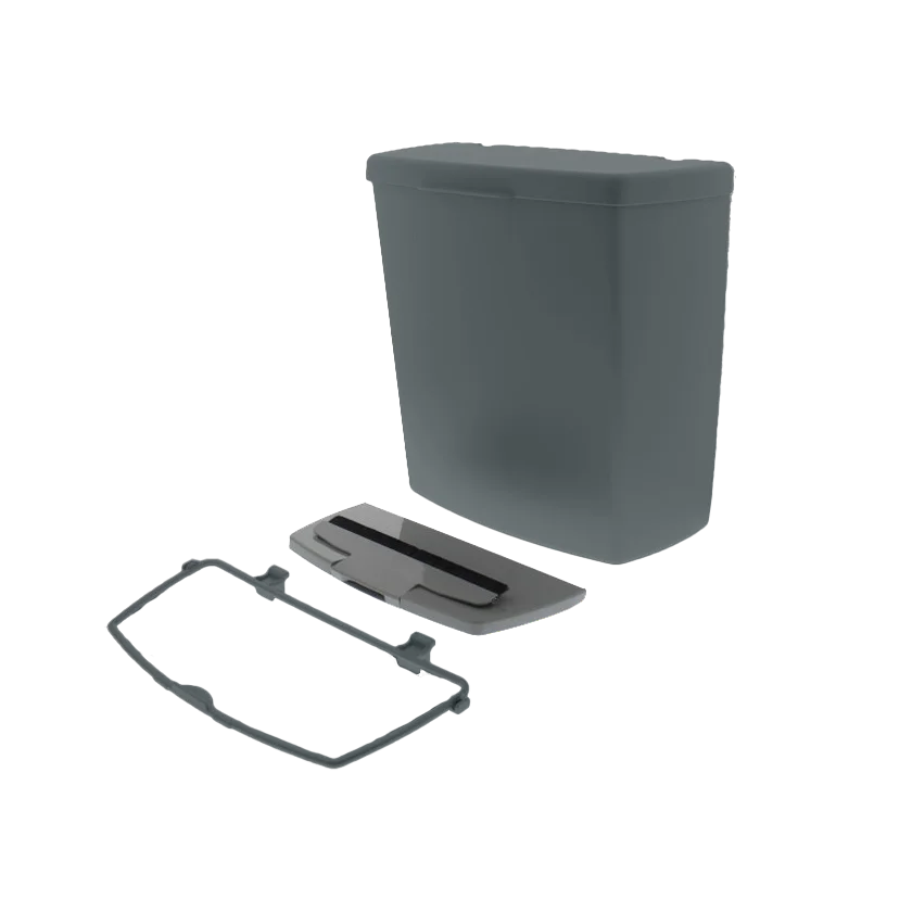 Hartal 5 Piece Door Bin Set - Basalt Grey