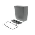 Hartal 5 Piece Door Bin Set - Traffic Grey