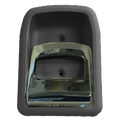 Hartal Inner Door Handle, Black with Chrome Handle