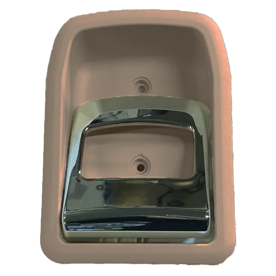 Hartal Inner Door Handle, Grey Beige with Chrome Handle