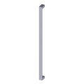 Hartal Internal Grab Handle, Matte Chrome