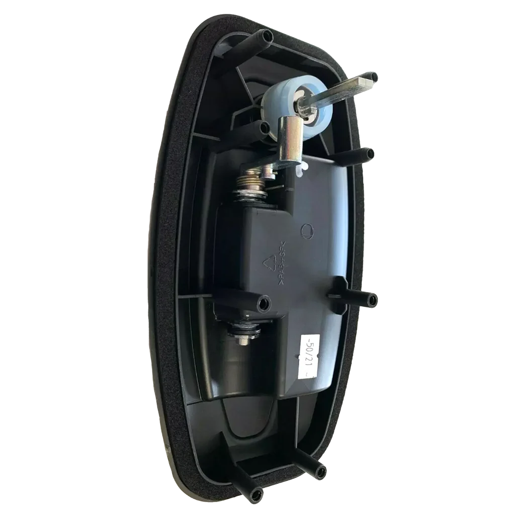 Hartal Left Hand Evoline Outer Handle - Black/Matte Chrome suits Zadi