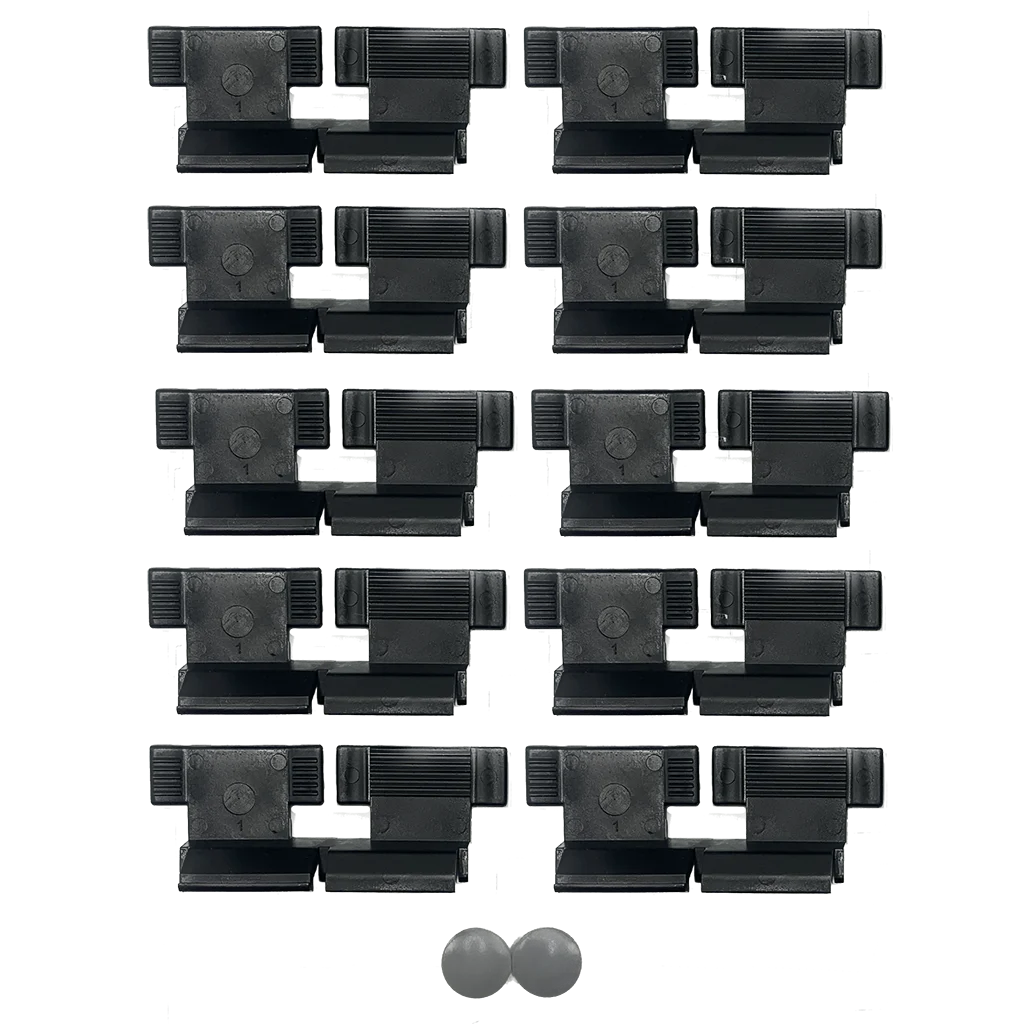 Hartal Standard Flyscreen Clips - Black (10 Pack)