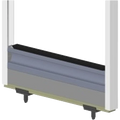 Hartal Entrance Door Pleated Blind for XXL Door