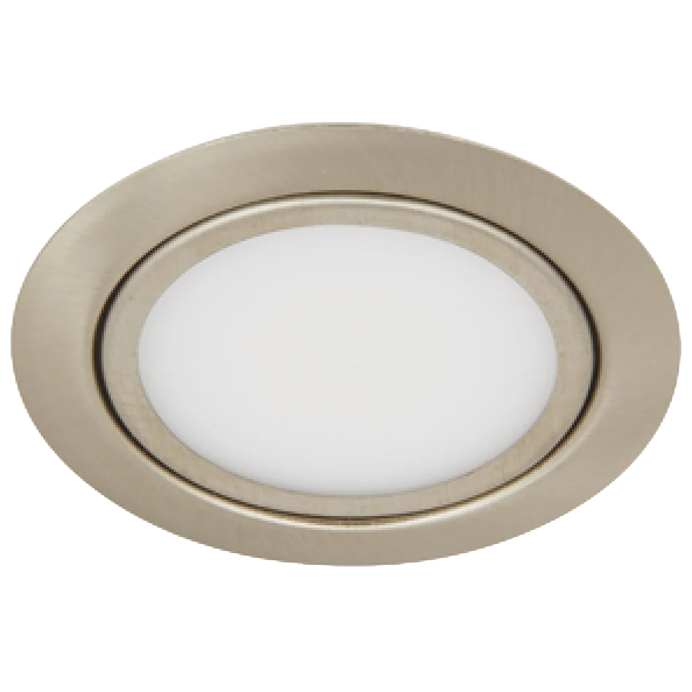 LED Spot Light 12 V, Rated IP 20, 2.4 W, Loox Compatible Brushed Nickel 6500K
