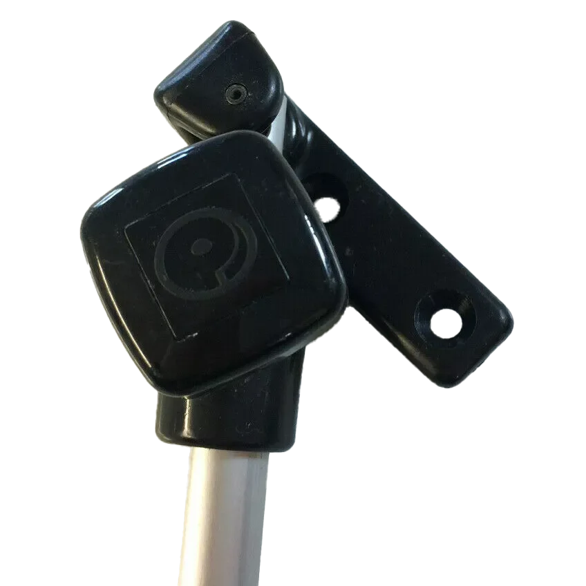 Polyplastic 300mm Left Hand Polyfix slide on tubular stay with catch