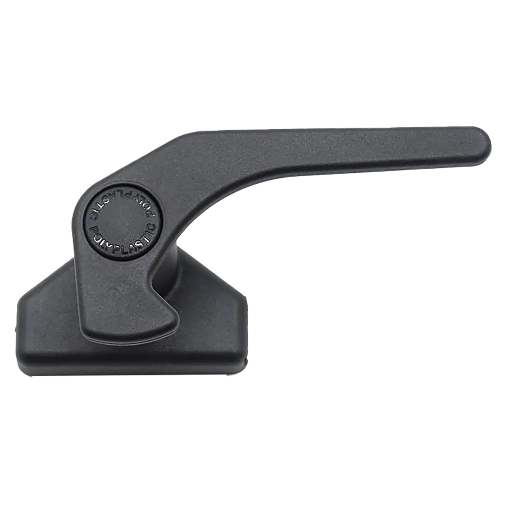 Polyplastic Polyfix Lever Lock Window Catch with Push Button Operation