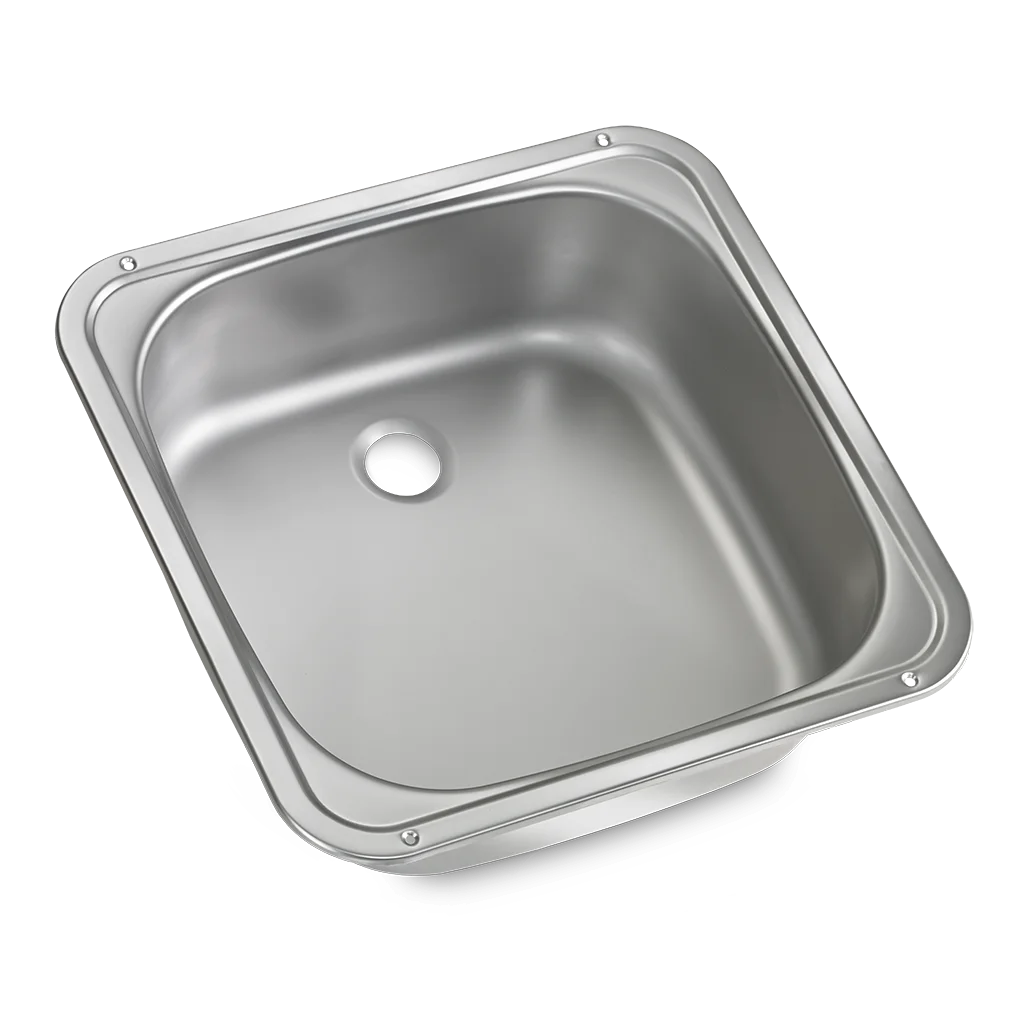 VA910 Square Sink inc Seal, Drain - No tap hole