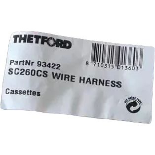 Thetford Wiring Harness for SC260CS Toilet