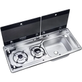 Dometic MO9722 Slimline Piezo Hob & RH Sink Unit