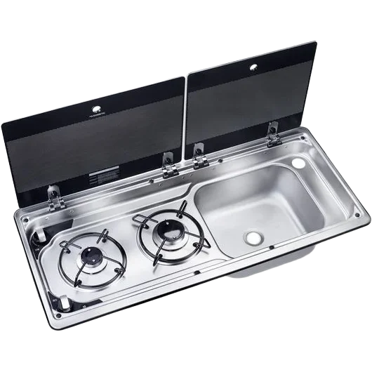 Dometic MO9722 Slimline Piezo Hob & RH Sink Unit