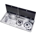 Dometic Slimline Piezo Hob & LH Sink Unit MO9722LP