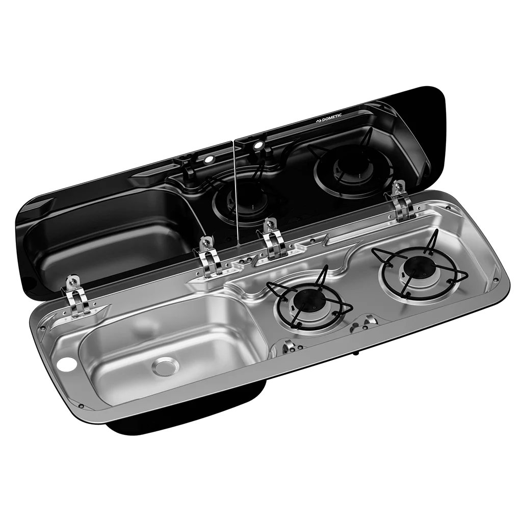Dometic SMEV MO9222L 2 Burner Hob & LH Sink Combi Unit