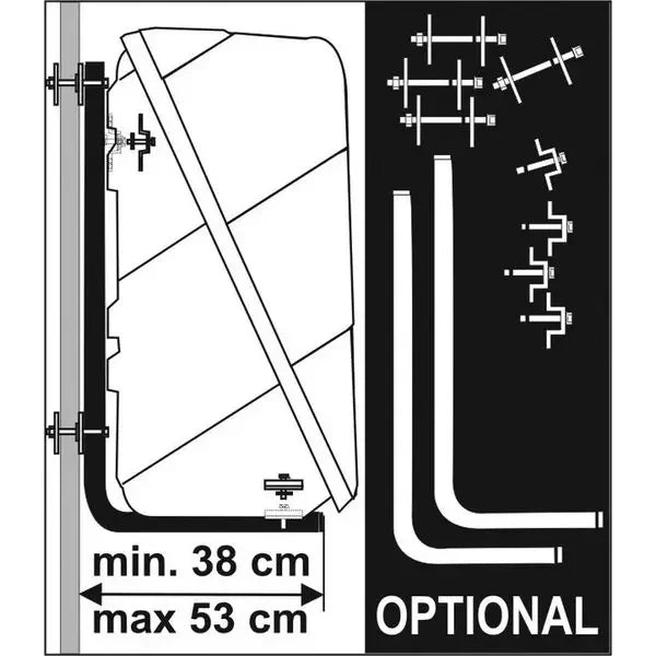 Fiamma Kit Wall Box