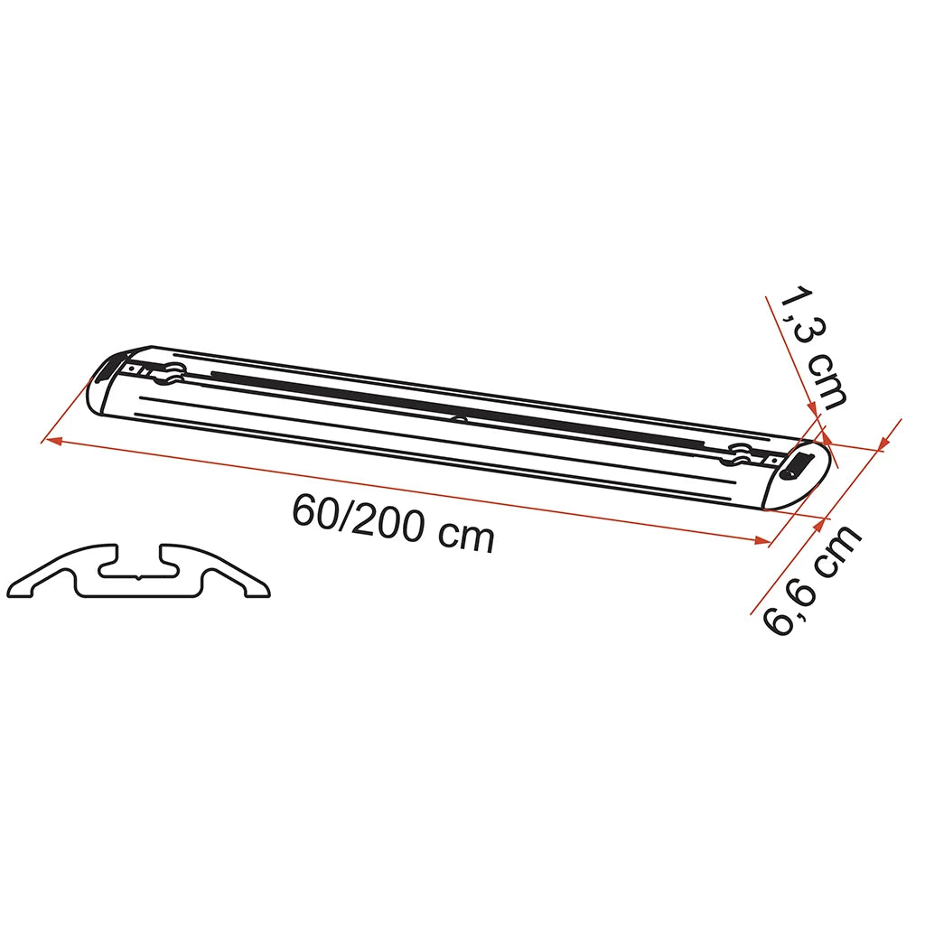 Fiamma Garage Bars Premium 200