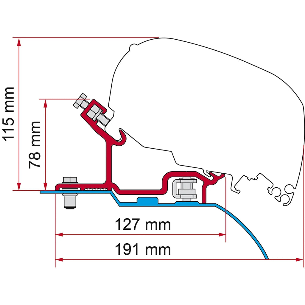 Fiamma Kit Ducato/Jumper/Boxer H3