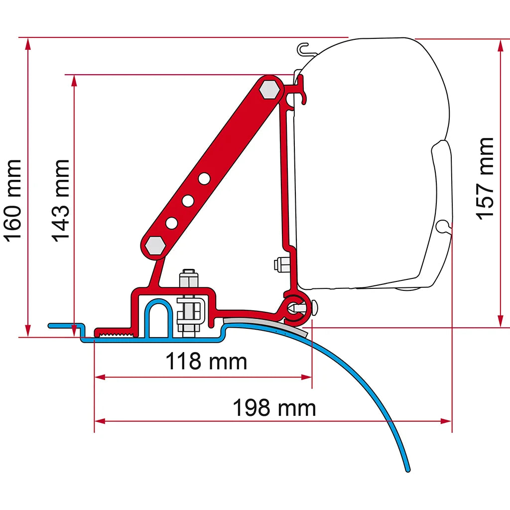 Fiamma Kit Ducato/Jumper/Boxer HR <06