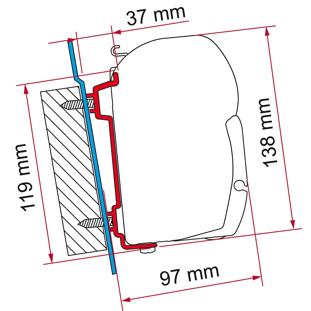 Fiamma Kit Ford Transit H2/H3
