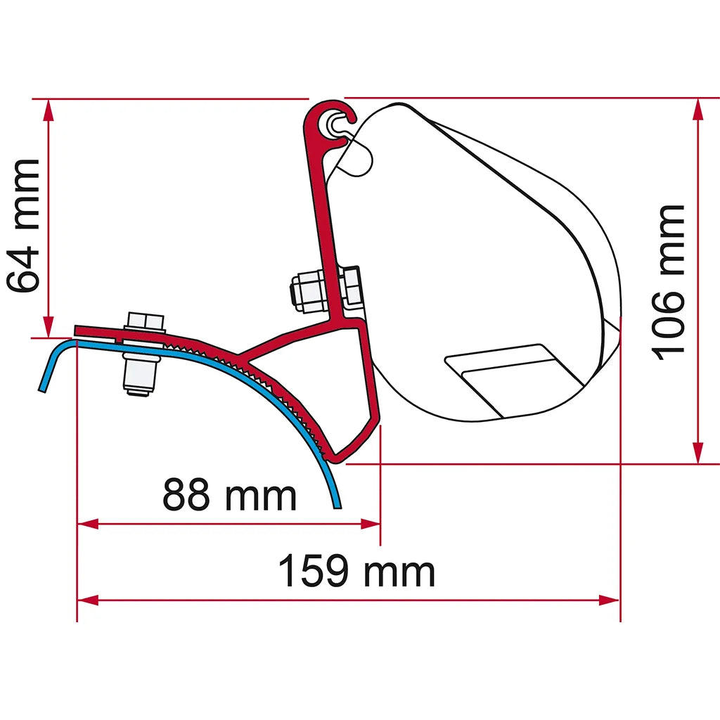 Fiamma Kit Trafic/Vivaro/Primastar 98655-893