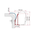 Fiamma Adapter Rapido 400 Serie 6
