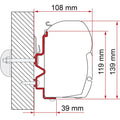 Fiamma Adapter Rapido 400 Serie 9DF-9M-10