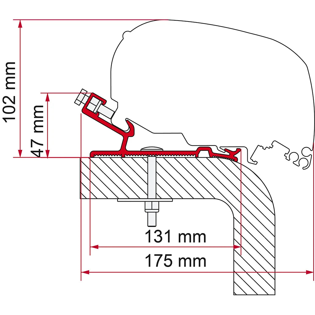 Fiamma Adapter Hymer 400