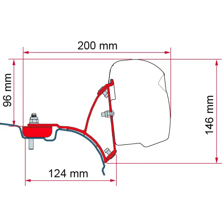 Fiamma Kit VW T5/T6 T/M - RHD - DB (F43)