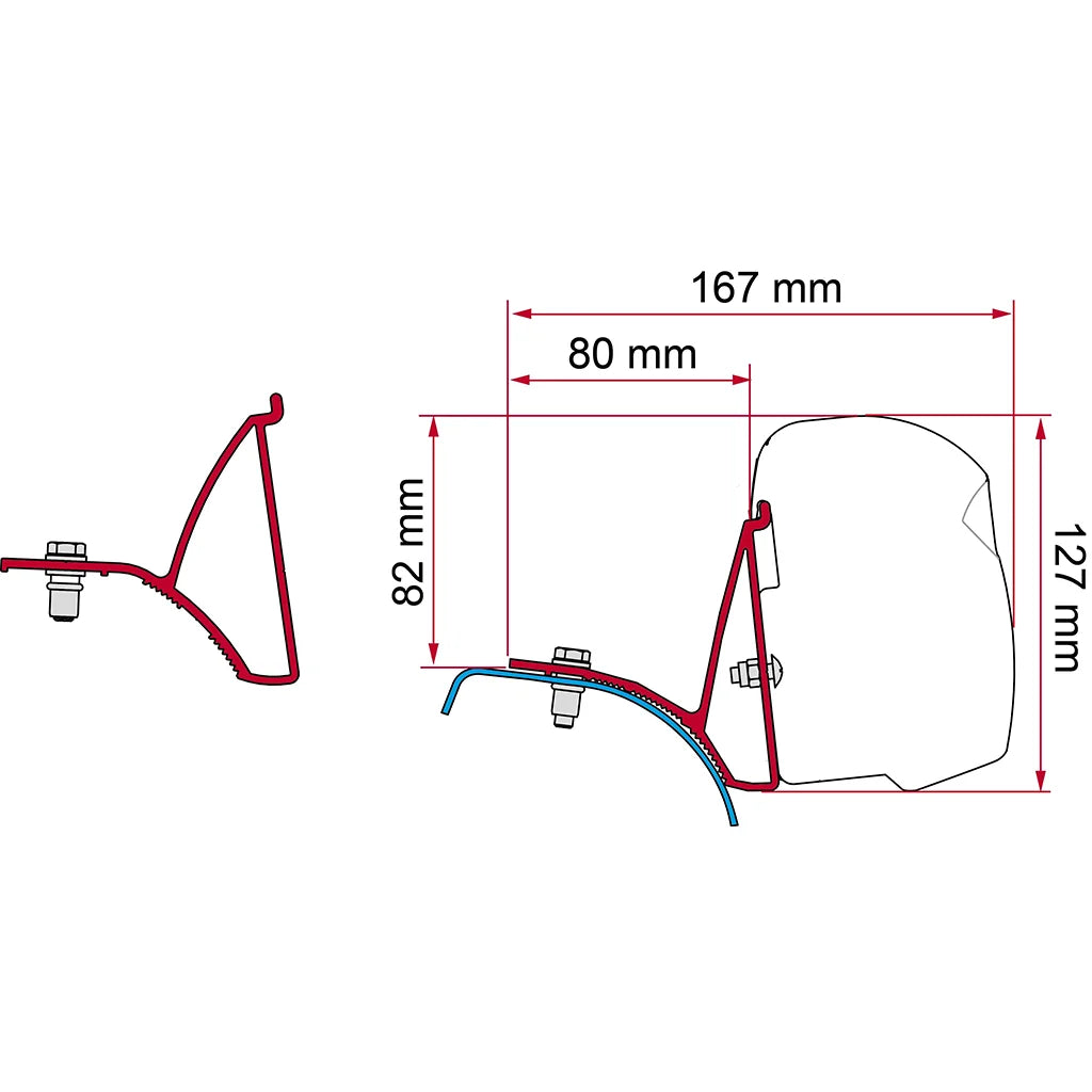 Fiamma Kit Trafic/Vivaro/Primastar (F43)