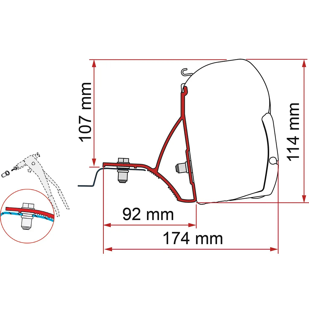 Fiamma Kit Trafic/Vivaro/NV300/Talento >14