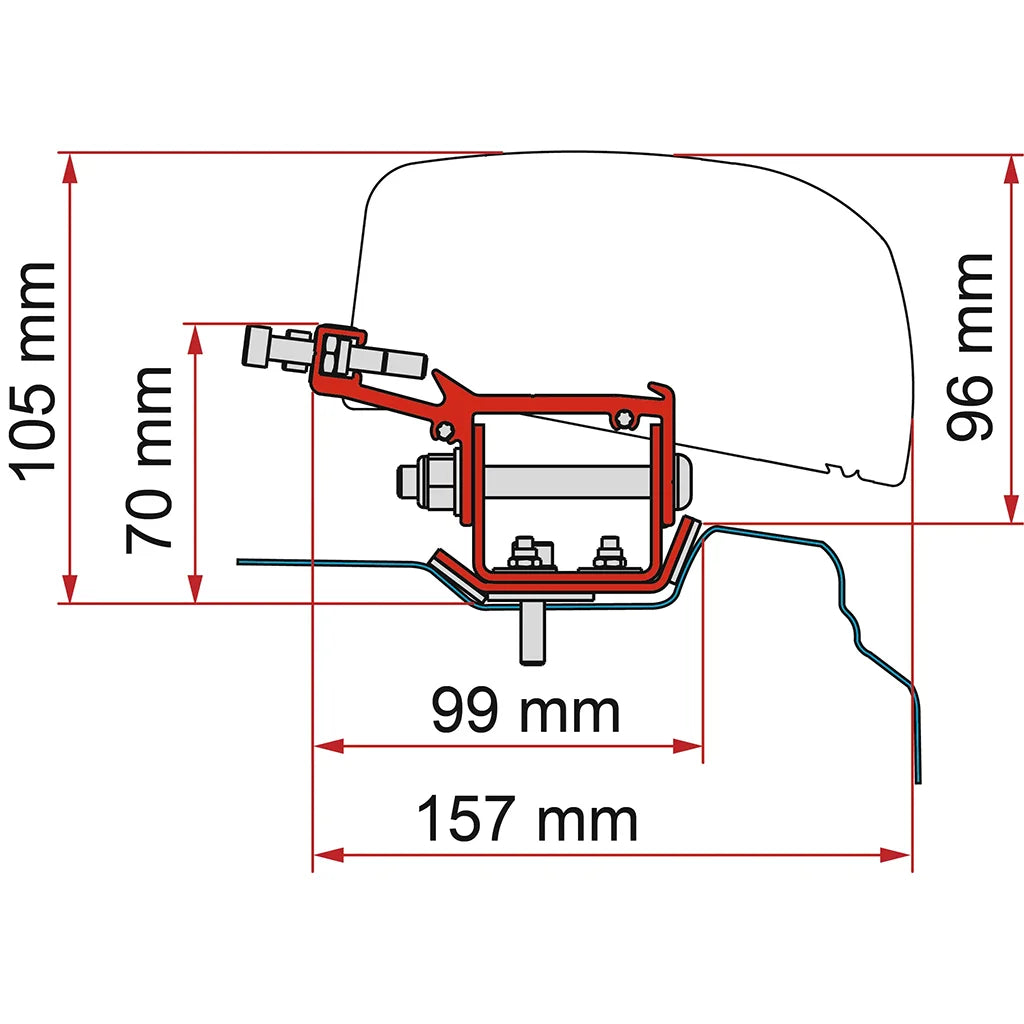 Fiamma Kit Renault Trafic L2 DB LHD/RHD
