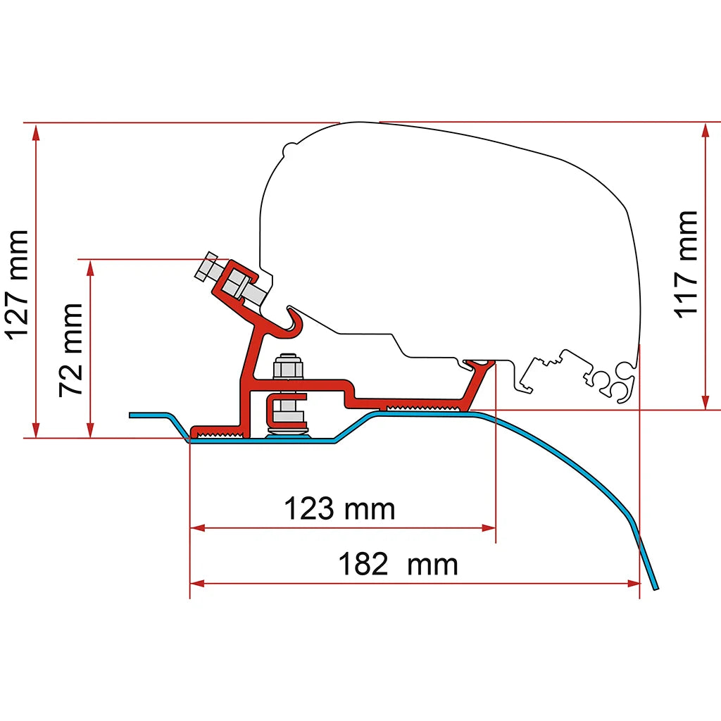 Fiamma Kit Ducato>06 (F80/F65) - LHD + RHD
