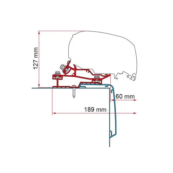 Fiamma Adapter Rapido C Line 450