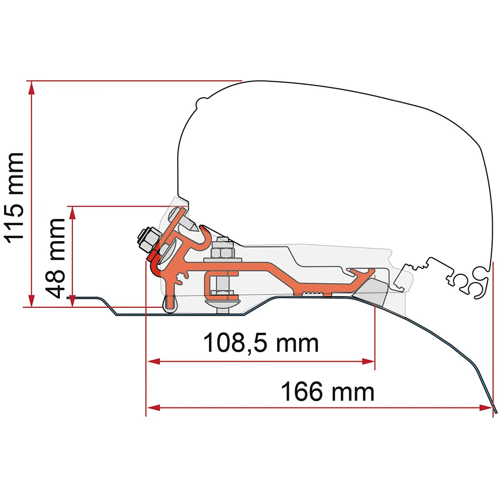 Fiamma Kit Ducato Lp(H2/L4) >06(F80)
