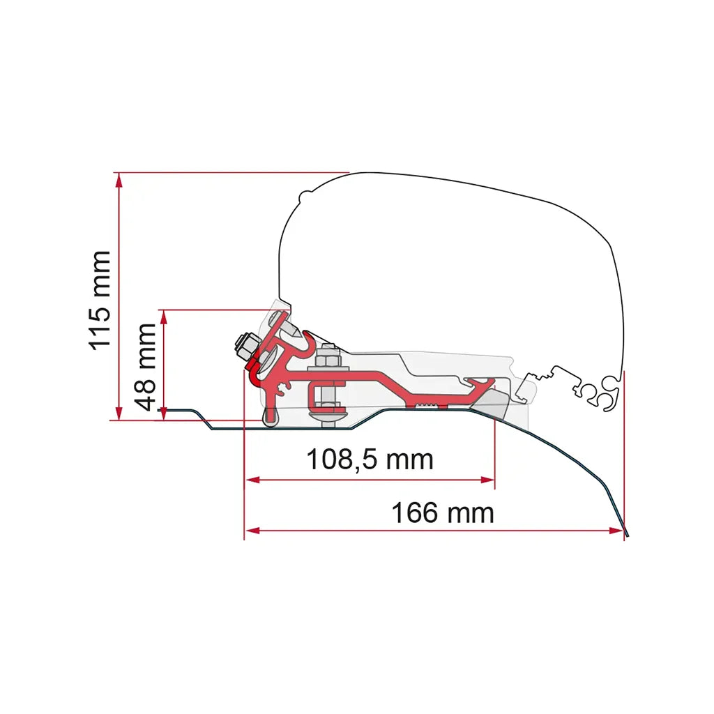 Fiamma Kit Ducato Lp(H2/L2/L3)>06 LHD/RHD