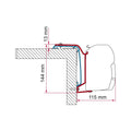 Fiamma Adapter Rapido 500 666F-696F(430Cm)