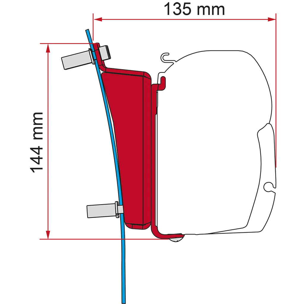 Fiamma Kit Ford Transit H3 - RHD