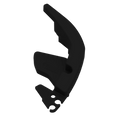 Fiamma Left Hand Pelmet Cap F80s Black