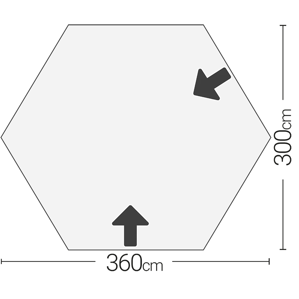 Screen house 6 Pro pop up Gazebo - Grey