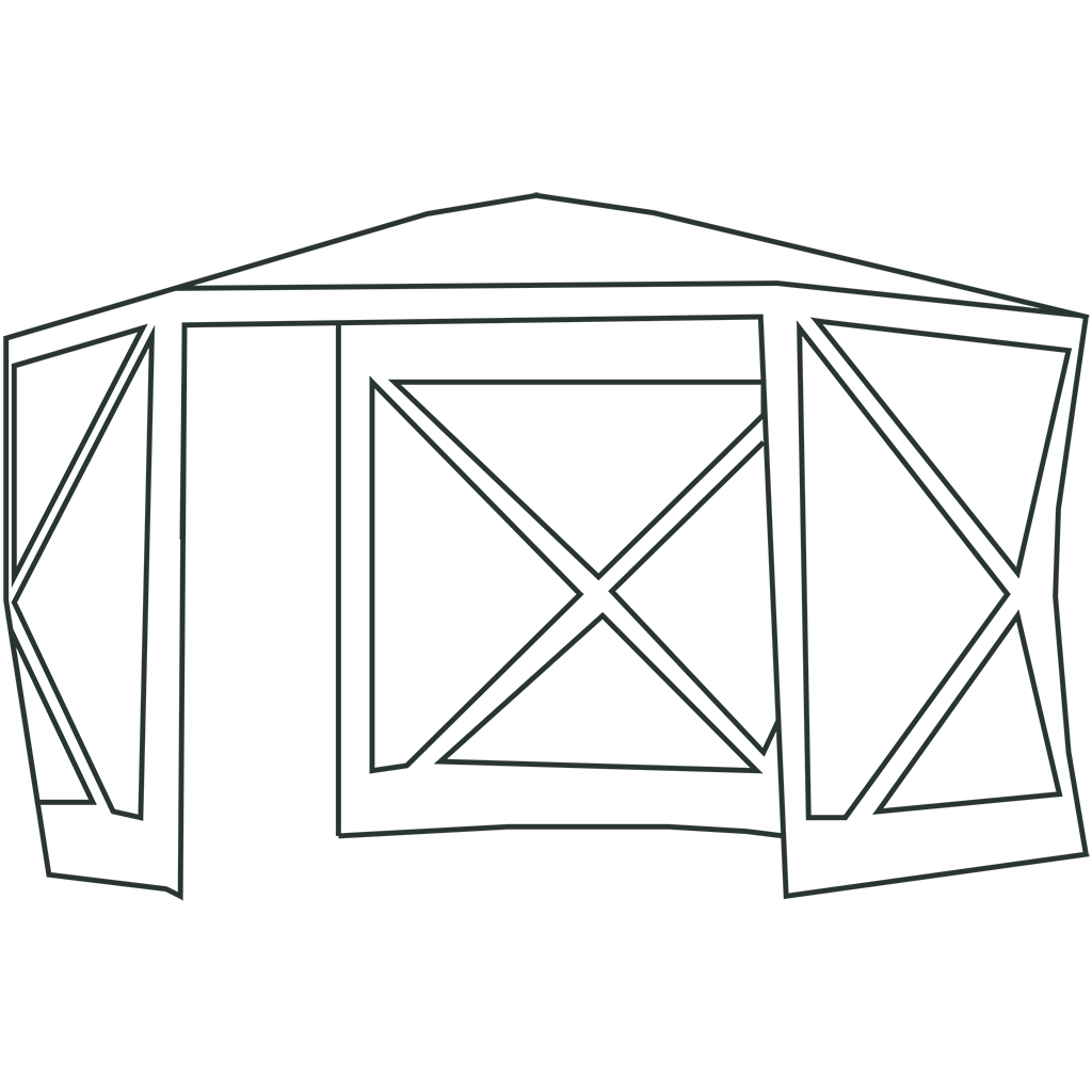 Screen house 6 Pro pop up Gazebo - Grey