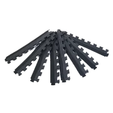 Quest Easy lock Floor Tiles with edging strips (4 pack)