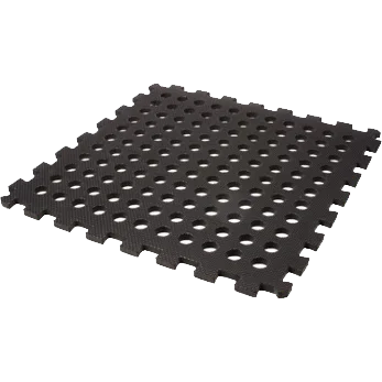 Quest Easy lock Floor Tiles with edging strips (4 pack)