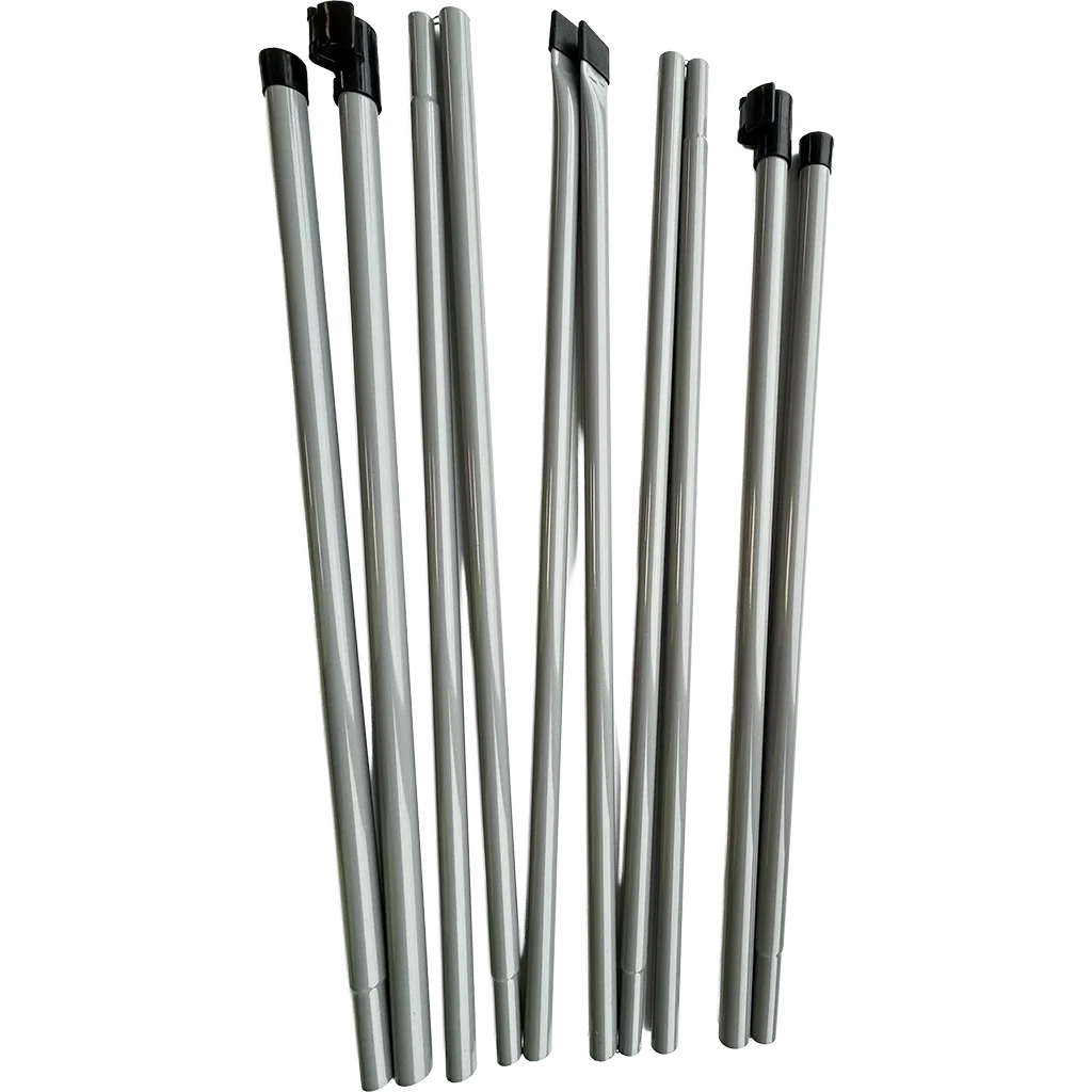Quest Falcon Steel Rear Upright Poles (Pair of) extends 170cm -260cm A3500LP