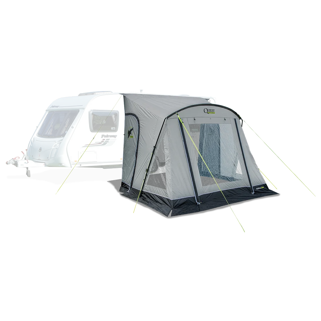Falcon Pro 260 Poled Porch Awning - Mid Grey