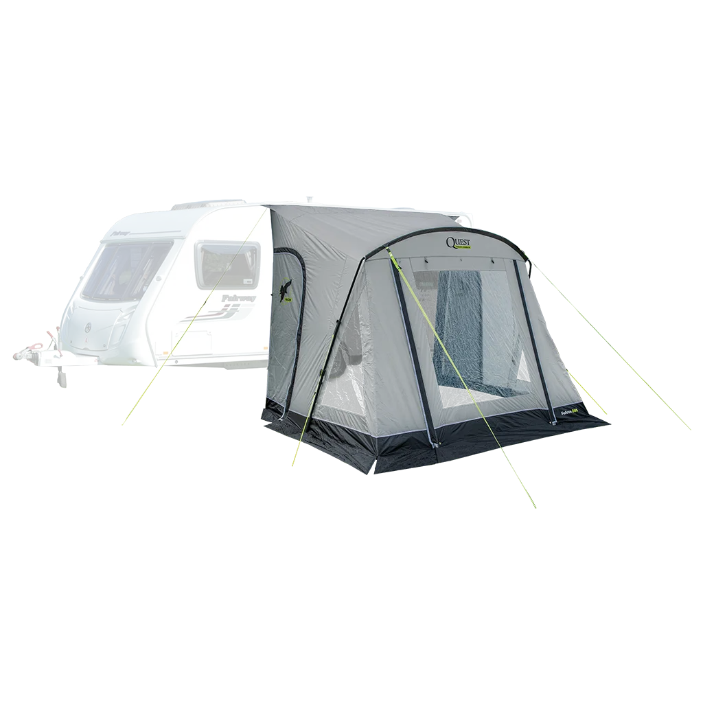 Falcon Pro 260 Poled Porch Awning - Mid Grey