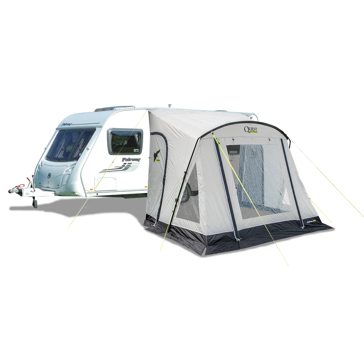 Quest Falcon 260 poled porch awning