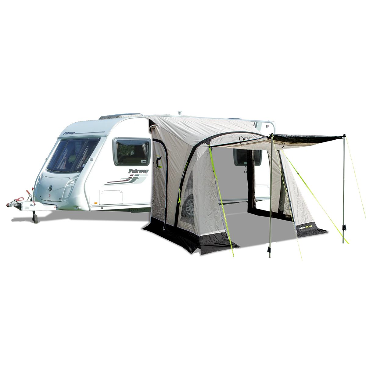 Quest Falcon 260 poled porch awning