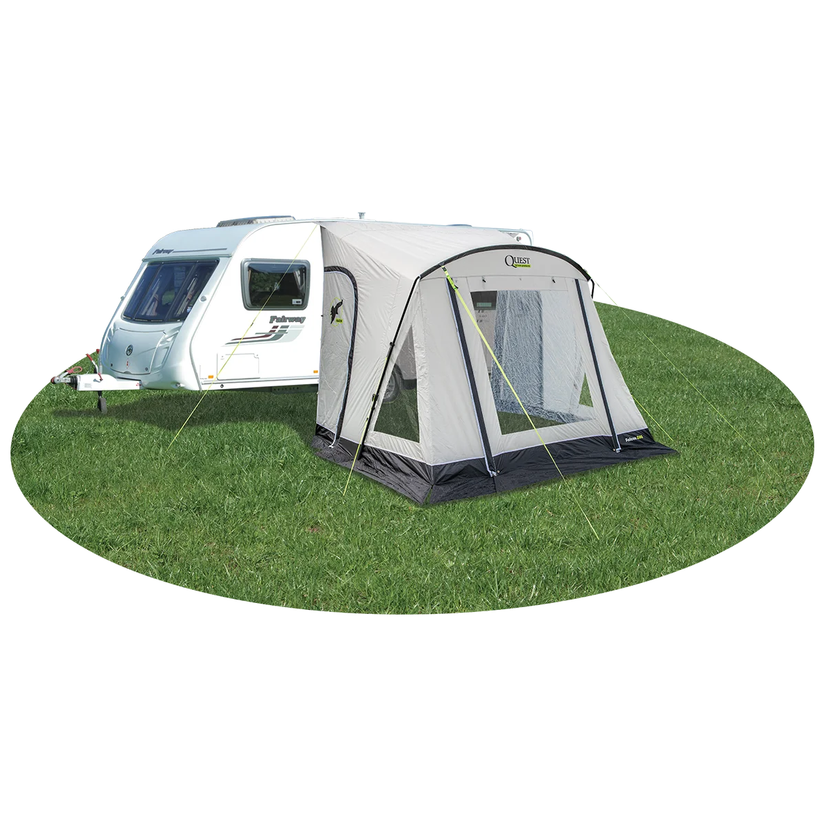 Quest Falcon 260 poled porch awning