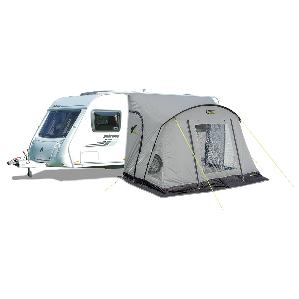 Falcon Pro 325 Poled Porch Awning - Mid Grey