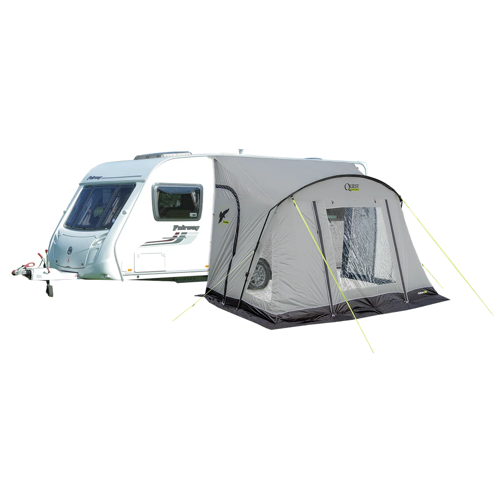 Falcon Pro 325 Poled Porch Awning - Mid Grey