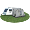 Falcon Pro 325 Poled Porch Awning - Mid Grey
